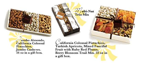Nut Samplers and Hotel Basket Samples for Corporate Gifts
